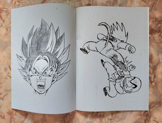 Cuaderno bootleg de Goku, Dragon Ball, 90s