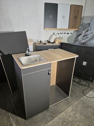 Mueble fregadero camper nevera nuevo