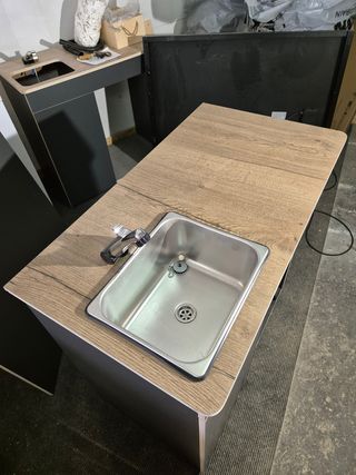 Mueble fregadero camper nevera nuevo