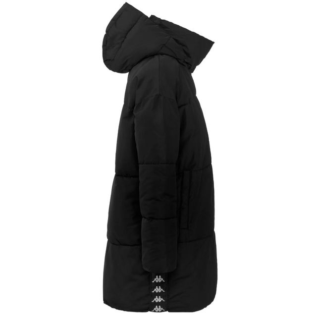 Chaquetón Kappa negro acolchado