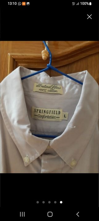Camisa Springfield beige hombre