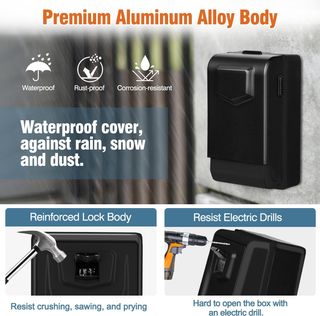 Caja fuerte llaves exterior impermeable