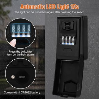 Caja fuerte llaves exterior impermeable