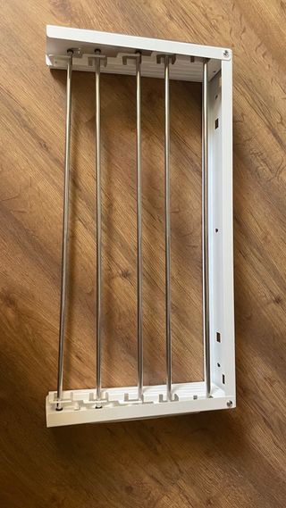 Perchero plegable pared acero inoxidable