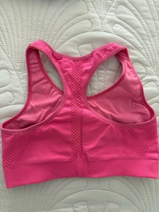 Sujetador deportivo H&M fucsia