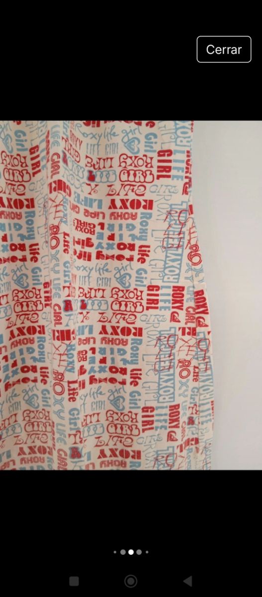 Vestido Roxy playero niña