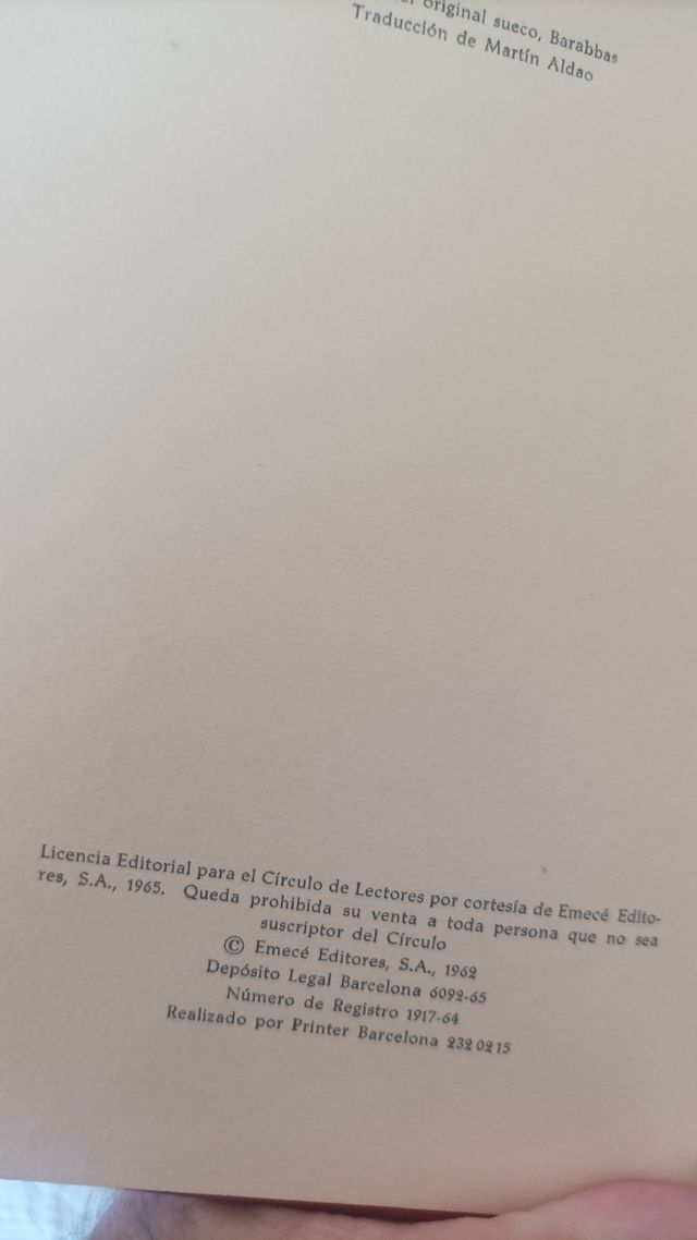 Lagerkvist - Barrabás