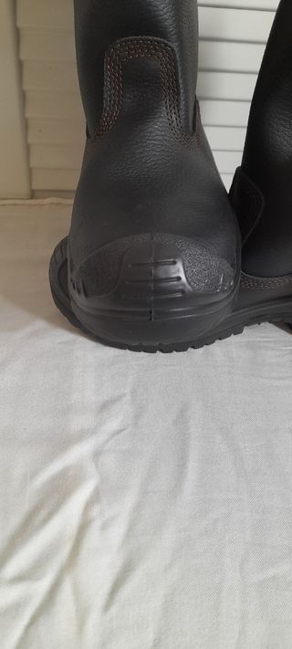 Par de botas de seguridad de piel