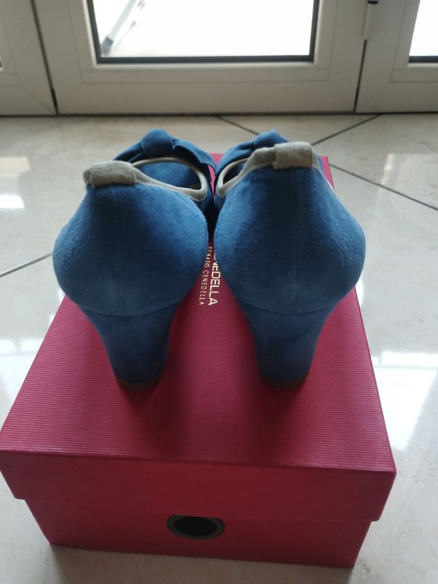 Décolleté in pelle Cenedella 39