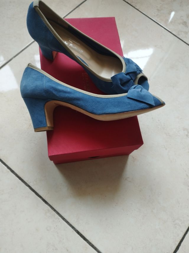 Décolleté in pelle Cenedella 39