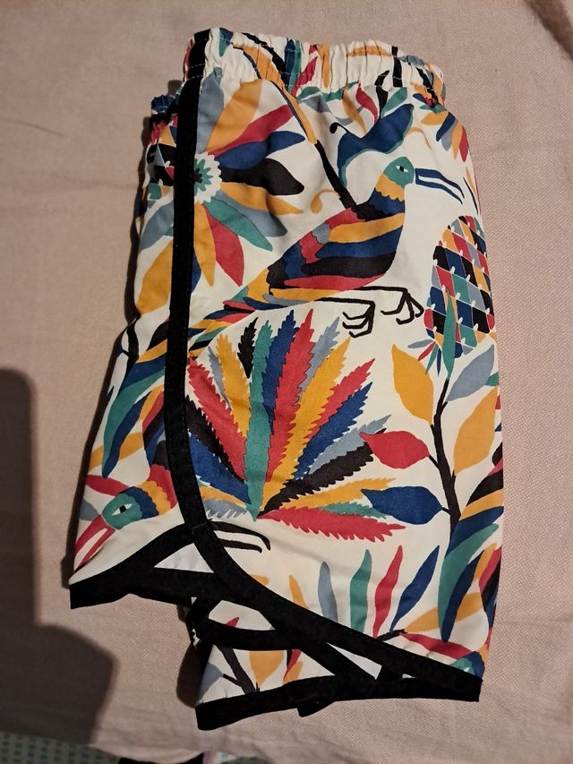 Bañador corto multicolor