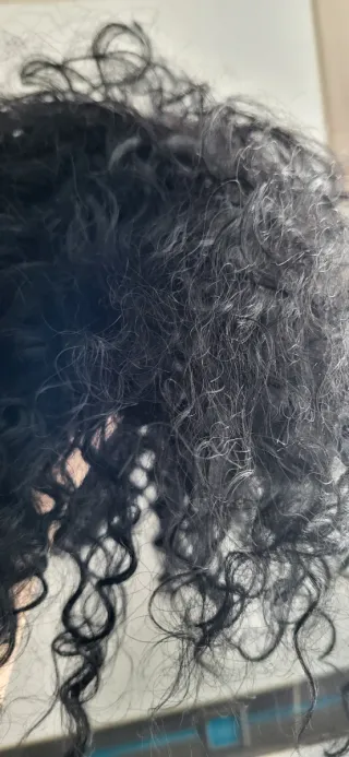 PELUCA NATURAL RIZADA