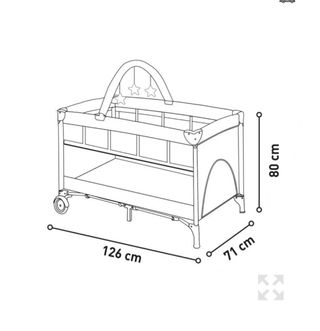 Cuna de viaje asalvo