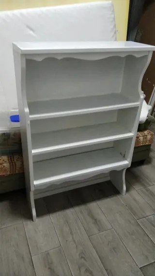 ❤️ Librería estantería blanca madera maciza