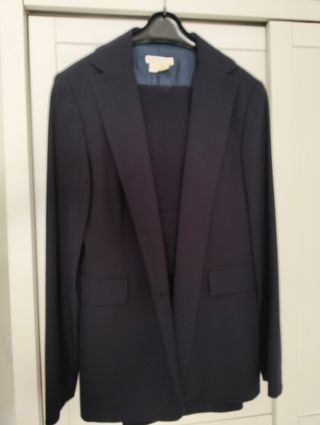 Traje chaqueta mujer azul marino