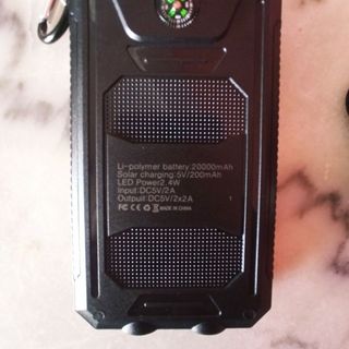 Cargador solar y power bank 20000 mah NUEVO