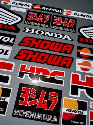 SET PEGATINAS VINILOS HONDA CBR RR CRF PCX TWIN SH