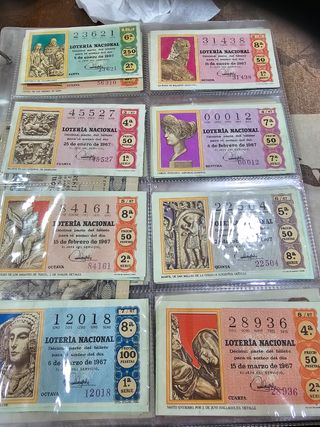 Coleccion decimos antiguos