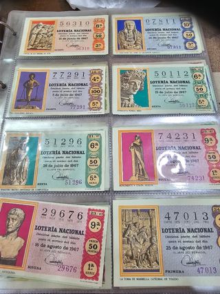 Coleccion decimos antiguos