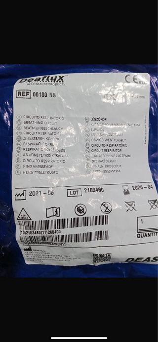 Circuito Respiratorio Intersurgical 5 euro ognuno