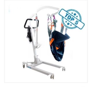 Grúa electrica movilización personas.