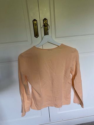 Camiseta Igiena coral manga larga