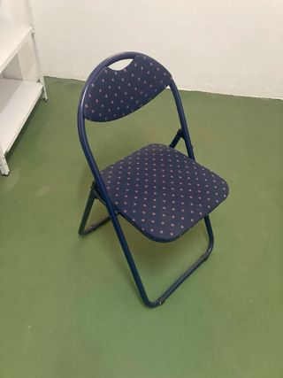 Silla plegable estampado