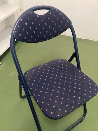 Silla plegable estampado