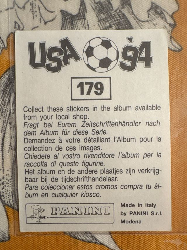 Cromo Andreas Moller Mundial 94 USA