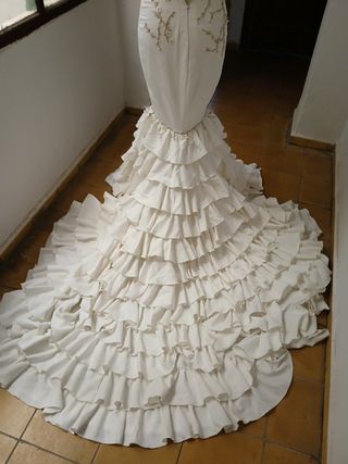 Vestido novia flamenco 