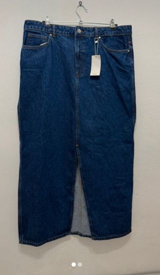 Falda Larga Tejana  Talla XXL  Mango Nueva con Etiqueta XXL / 44 / 16  Nuevo con etiquetas