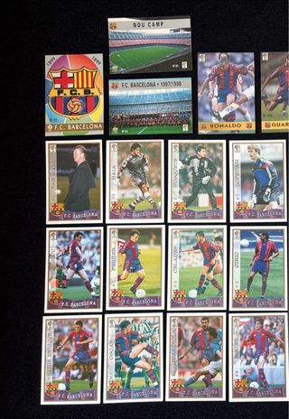 Lote cromos FC Barcelona 1997 98 