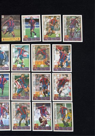 Lote cromos FC Barcelona 1997 98 