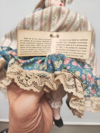 Muñeca porcelana coleccionista