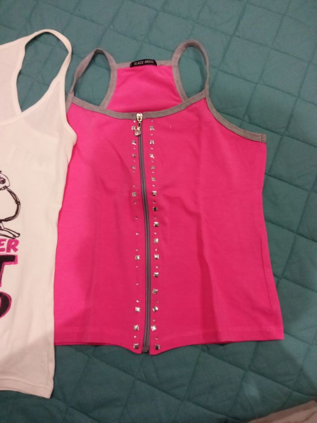 3 Top estivi donna: rosa, bianco, turchese