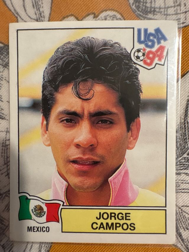 Cromo Jorge Campos Mundial USA 94