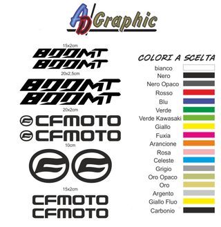 kit adesivi stickers cf moto 800 mt
