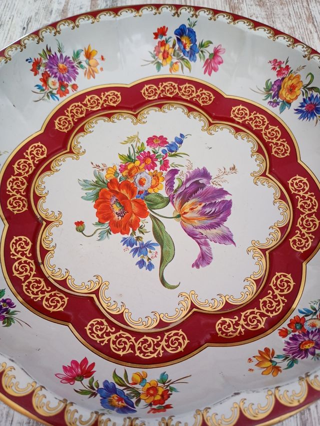 Frutero Vintage Inglés de Hojalata Año 1971