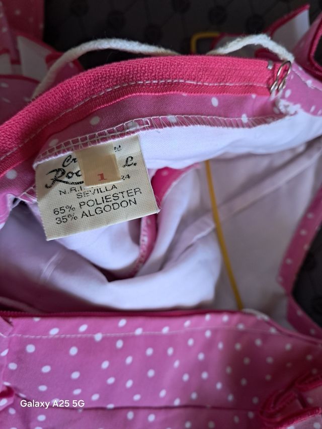 Traje Flamenca niña talla 1 año