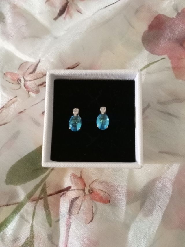 Pendientes Luxenter turquesa