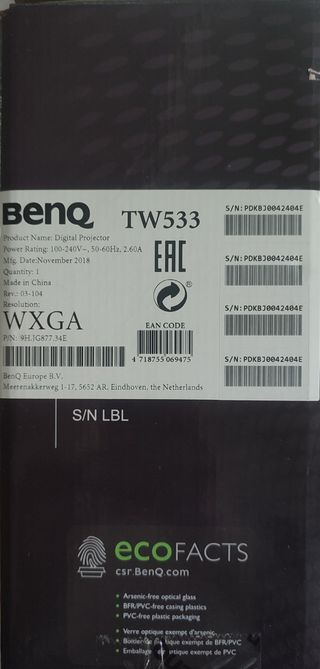 Proyector Benq TW533
