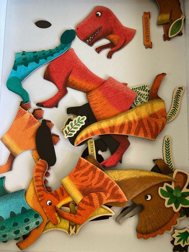 Magneti a forma di dinosauro Apli Kids - 52 pezzi