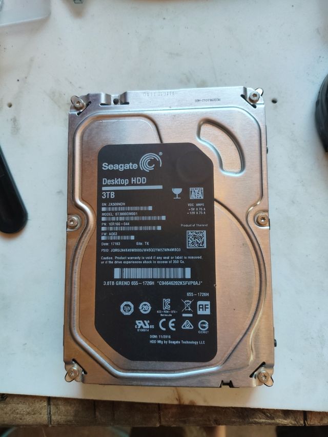 HDD Seagate 3TB apple con so instalado
