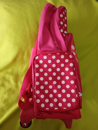 Mochila Minnie Mouse c/ rodinhas