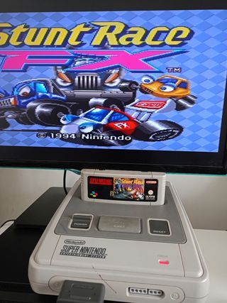 Pack SNES + 5 juegos