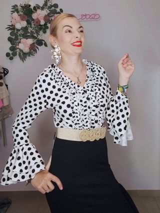 Falda y body flamenca