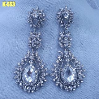 Pendientes Pedrería Novia espectaculares