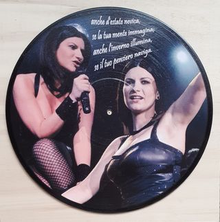 Vinile 33 giri da parete omaggio a Laura Pausini