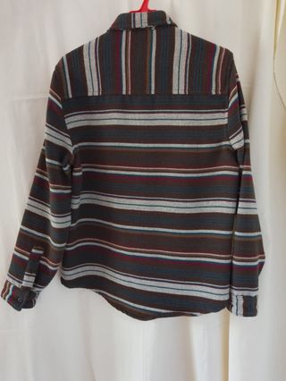 Sobrecamisa estructura rayas. ZARA. Talla S
