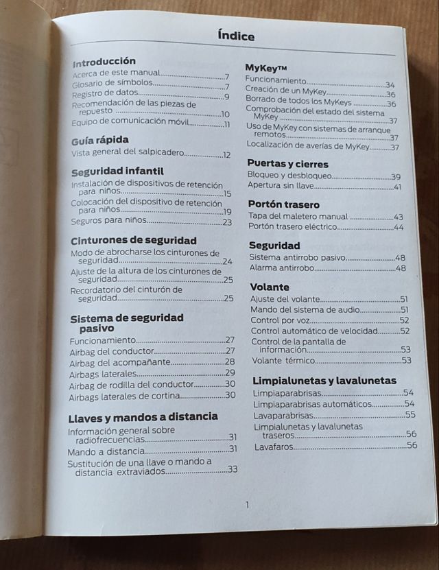 Manuale Ford Kuga 2017